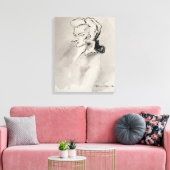 Wolfgang Amadeus Mozart Leinwanddruck (Insitu (Wohnzimmer))