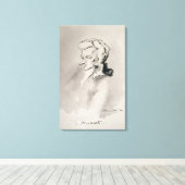 Wolfgang Amadeus Mozart Leinwanddruck (Insitu (Holzboden))