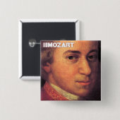 Wolfgang Amadeus Mozart-Material Button (Vorne & Hinten)