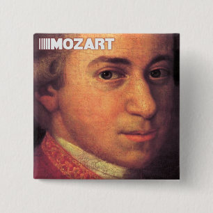 Wolfgang Amadeus Mozart-Material Button