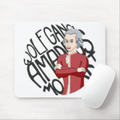 Wolfgang Amadeus Mozart Mousepad (Mit Mouse)