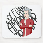 Wolfgang Amadeus Mozart Mousepad (Vorne)