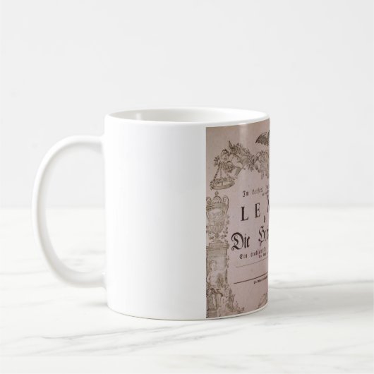 Wolfgang Amadeus Mozart Oper Le nozze di Figaro Kaffeetasse (Links)