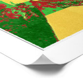 Wolfgang Amadeus Mozart Pop Art Malerei Poster (Ecke)