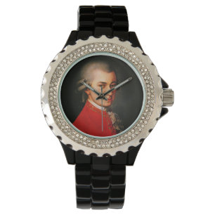 Wolfgang Amadeus Mozart-Portrait Armbanduhr