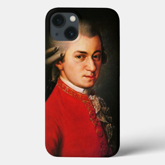 Wolfgang Amadeus Mozart-Portrait Case-Mate iPhone Hülle (Rückseite)