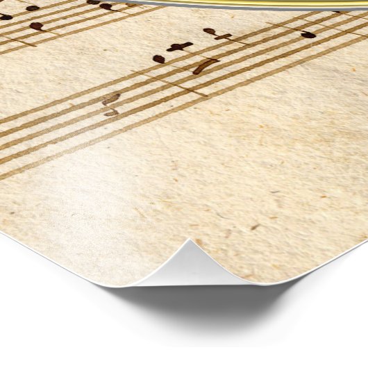 Wolfgang Amadeus Mozart Portrait Erweiterung Fotodruck (Ecke)