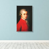 Wolfgang Amadeus Mozart-Portrait Leinwanddruck (Insitu (Holzboden))