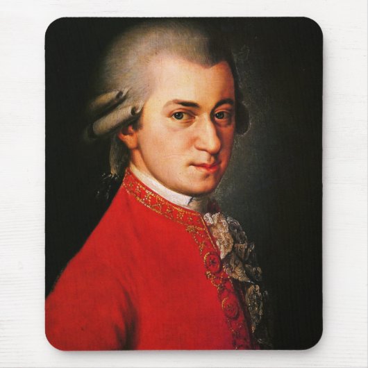 Wolfgang Amadeus Mozart-Portrait Mousepad (Vorne)