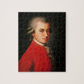 Wolfgang Amadeus Mozart-Portrait Puzzle (Vertikal)