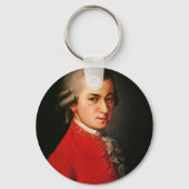 Wolfgang Amadeus Mozart-Portrait Schlüsselanhänger (Vorderseite)