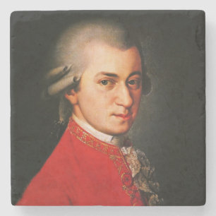 Wolfgang Amadeus Mozart-Portrait Steinuntersetzer