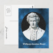 Wolfgang Amadeus Mozart Postcard Postkarte (Vorne/Hinten)