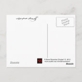 Wolfgang Amadeus Mozart Postcard Postkarte (Rückseite)