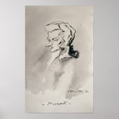 Wolfgang Amadeus Mozart Poster (Vorne)