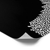 Wolfgang Amadeus Mozart Poster (Ecke)