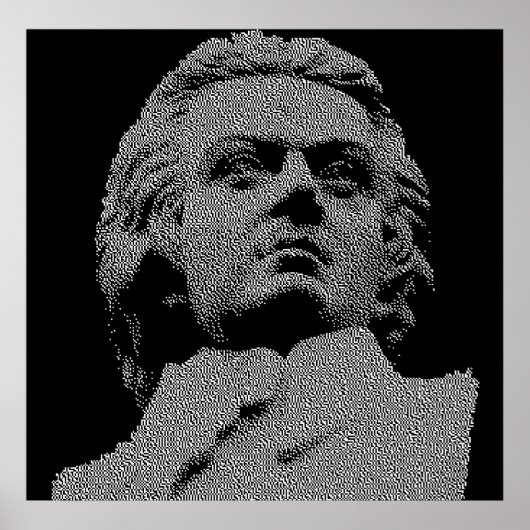 Wolfgang Amadeus Mozart Poster (Vorne)