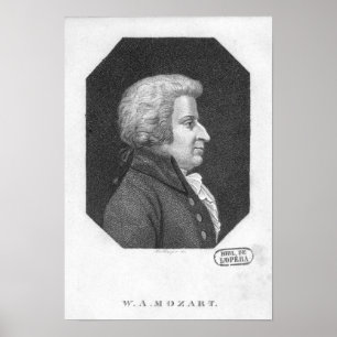 Wolfgang Amadeus Mozart Poster