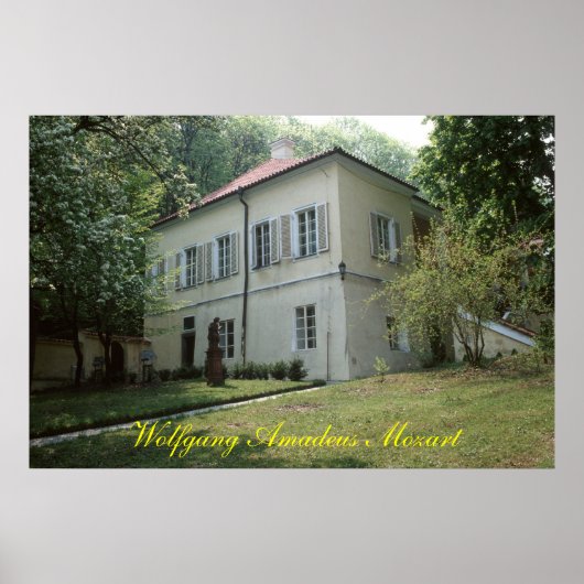 Wolfgang Amadeus Mozart Poster (Vorne)