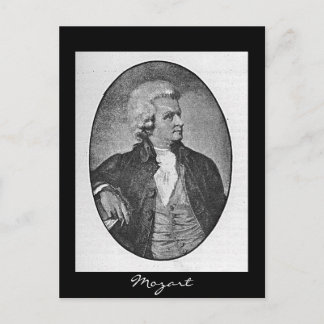 Wolfgang Amadeus Mozart Postkarte
