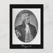 Wolfgang Amadeus Mozart Postkarte (Vorderseite)