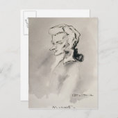 Wolfgang Amadeus Mozart Postkarte (Vorne/Hinten)