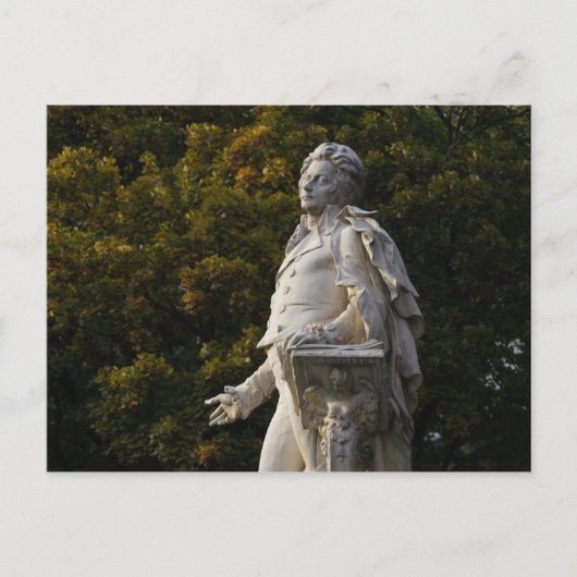 Wolfgang Amadeus Mozart Postkarte (Vorderseite)