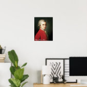 Wolfgang Amadeus Mozart Print Poster (Heimbüro)