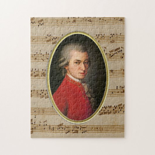 Wolfgang Amadeus Mozart Puzzle (Vertikal)