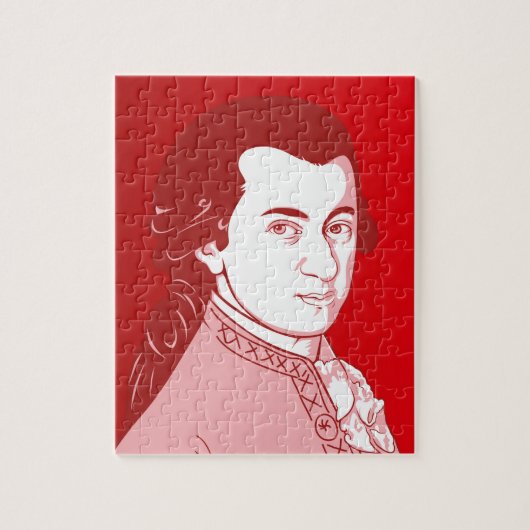 Wolfgang Amadeus Mozart Puzzle (Vertikal)