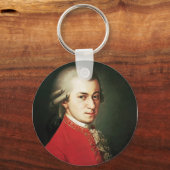 Wolfgang Amadeus Mozart Schlüsselanhänger (Vorderseite)