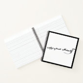 Wolfgang Amadeus Mozart Signatur Notizblock (Innenseite)