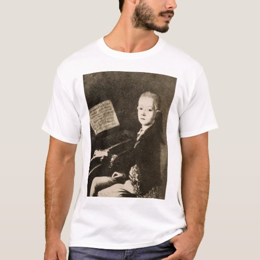 Wolfgang Amadeus Mozart T-Shirt (Vorderseite)