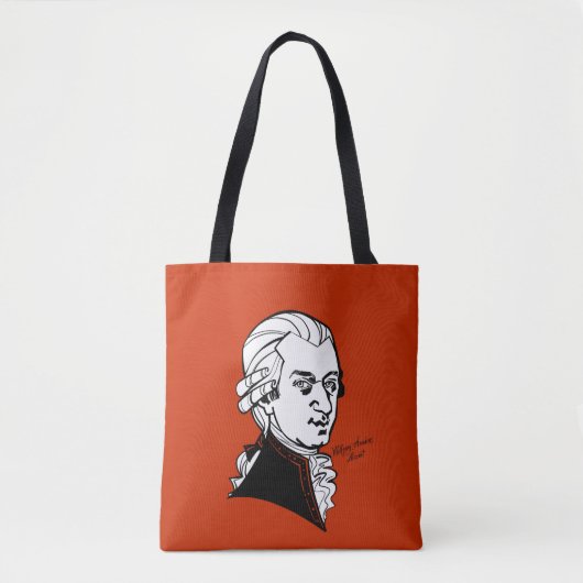 Wolfgang Amadeus Mozart Tasche (Vorderseite)