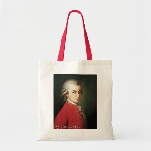Wolfgang Amadeus Mozart-Tasche Tragetasche (Vorne)