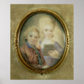 Wolfgang Amadeus Mozart und seine Schwester Poster (Vorne)