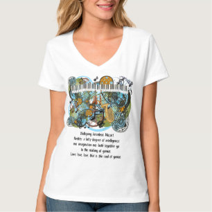 Wolfgang Amadeus Mozart Zitate T-Shirt