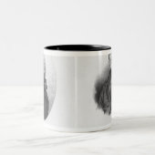 Wolfgang Amedeus Mozart und Ferdinando Paer Zweifarbige Tasse (Mittel)