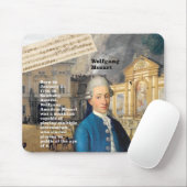 Wolfgang Mozart Mousepad (Mit Mouse)