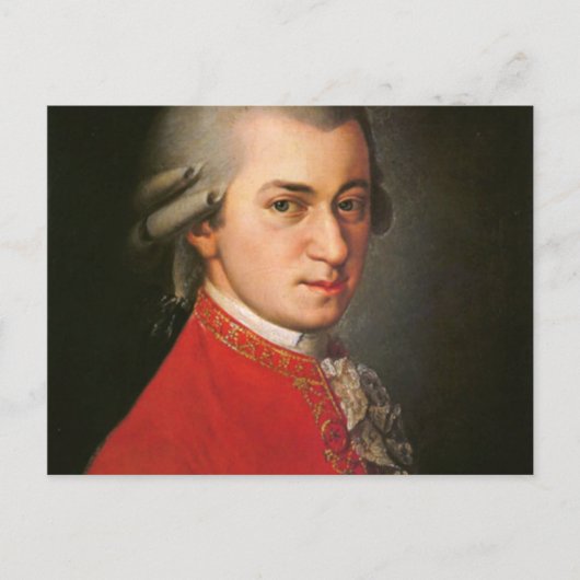 Wolfgang Mozart Postkarte (Vorderseite)