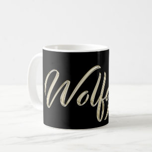 Wolfgang Name whitegold Tasse Teetasse Kaffeetasse