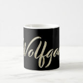 Wolfgang Name whitegold Tasse Teetasse Kaffeetasse (Mittel)