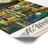 Wolfgang Salzkammergut Vintage Poster 1936 (Ecke)