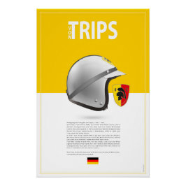 Wolfgang v. Trips Helmet Poster