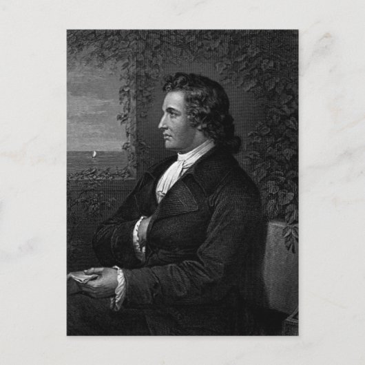 Wolfgang von Goethe Postkarte (Vorderseite)