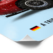 Wolfgang von Trips Tribute Ferrari 315S Poster (Ecke)