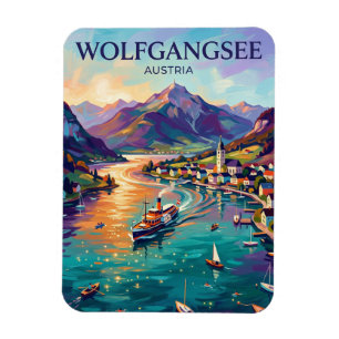Wolfgangsee Österreich Magnet