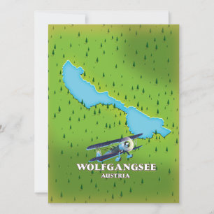 Wolfgangsee See Österreich Seekarte
