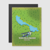 Wolfgangsee-Seeblick Magnetkarte (Vorne/Hinten)