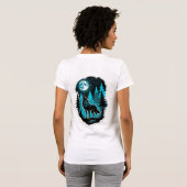 Wolfgeist des Waldlandes T-Shirt (Schwarz voll)